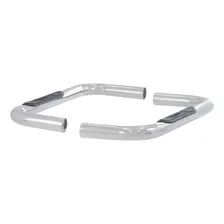 3" Round Polished Stainless Side Bars, Select Chevrolet, GMC C, K image 2