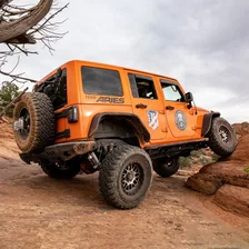 Jeep Wrangler JK Textured Black Aluminum Rear Fender Flares image 2