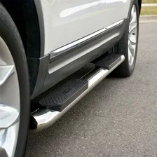 4" Polished Stainless Oval Side Bars, Select Ford Explorer image 4