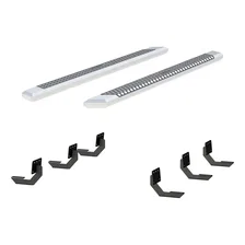 AdvantEDGE 5-1/2" x 91" Chrome Aluminum Side Bars, Select Ram 1500 Crew Cab image 2
