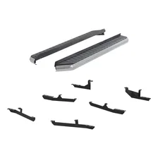 AeroTread 5in. x 70in. Polished Stainless Running Boards; Select Hyundai Tucson image 2