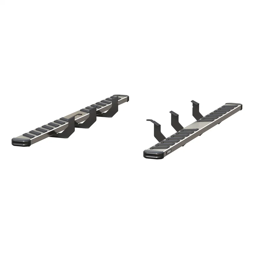 NovaTrac 6in. x 85in. Stainless Steel Running Boards; Select Toyota Tundra