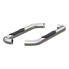 3" Round Polished Stainless Side Bars, Select Dodge, Ram 1500, 2500, 3500 image 2