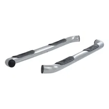 3" Round Polished Stainless Side Bars, Select Toyota Tacoma image 2