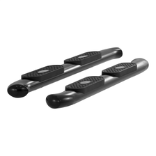 4" Black Steel Oval Side Bars, Select Toyota FJ Cruiser image 2