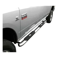 4" Polished Stainless Oval Side Bars, Select Ram 1500, Dodge Ram 1500 image 3
