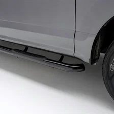 3" Round Black Steel Side Bars, Select Ford Explorer image 1