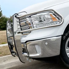 Polished Stainless Grille Guard, Select Dodge, Ram 1500 image 6