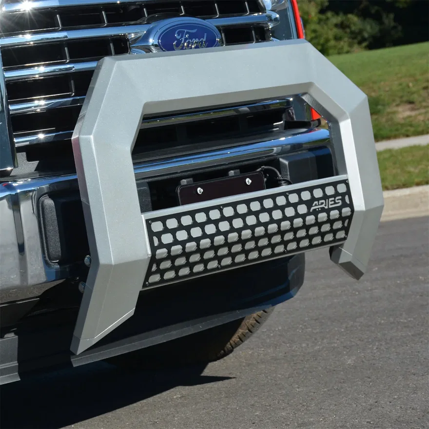 AdvantEDGE 5-1/2in. Chrome Aluminum Bull Bar; Select Ford F250; F350; F450; F550