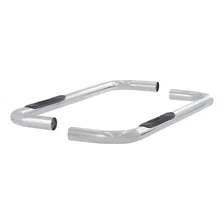 3" Round Polished Stainless Side Bars, Select Chevrolet, GMC C, K image 2