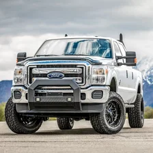 Front AdvantEDGE 5-1/2in. Black Aluminum Bull Bar with Lights; Select Silverado; Sierr image 5