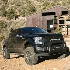 RidgeStep 6-1/2" x 91" Black Steel Running Boards, Select Ford F-Series Crew image 5