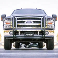 Black Steel Grille Guard, Select Ford F-250, F-350, F-450, F-550 Super Duty image 5