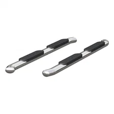 4" Polished Stainless Oval Side Bars, Select Dodge, Ram 1500 image 2