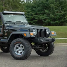 TrailCrusher Jeep Wrangler TJ Steel Front Bumper; 9.5K image 3