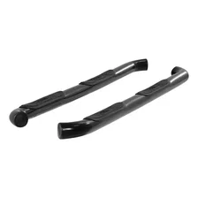 3" Round Black Steel Side Bars, Select Jeep Wrangler JK Unlimited image 2