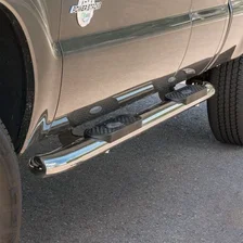 4" Polished Stainless Oval Side Bars, Select Ford Excursion, F-250, F-350 image 4