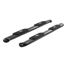 4" Black Steel Oval Side Bars, Select Silverado, Sierra 1500, 2500, 3500 image 2