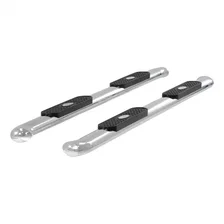 4" Polished Stainless Oval Side Bars, Select Silverado, Sierra 1500, 2500, 3500 image 2