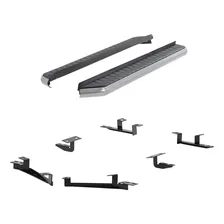 AeroTread 5" x 70" Polished Stainless Running Boards, Select Toyota Highlander image 2