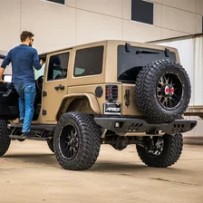 TrailChaser Jeep Wrangler JK Aluminum Rear Bumper Center Section image 3