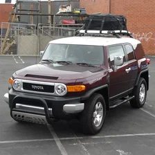 3" Round Black Steel Side Bars, Select Toyota FJ Cruiser image 3