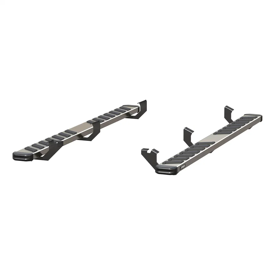 NovaTrac 6in. x 85in. Polished Stainless Running Boards; Select Toyota Tacoma