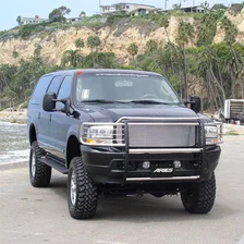 Polished Stainless Grille Guard, Select Ford Excursion, F-250, F-350 Super Duty image 4