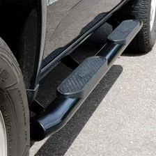 4" Black Steel Oval Side Bars, Select Chevrolet Colorado, GMC Canyon Crew Cab image 4