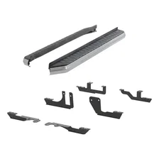 AeroTread 5" x 76" Polished Stainless Running Boards, Select Traverse, Acadia image 2