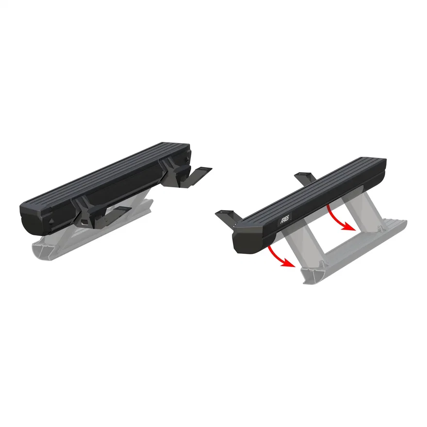 ActionTrac 48.75" Powered Running Boards, Select Jeep Wrangler JL 2-Door