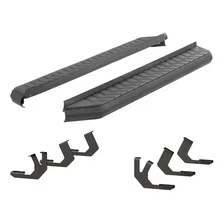 AeroTread 5" x 70" Black Stainless Running Boards, Select Toyota 4Runner image 2