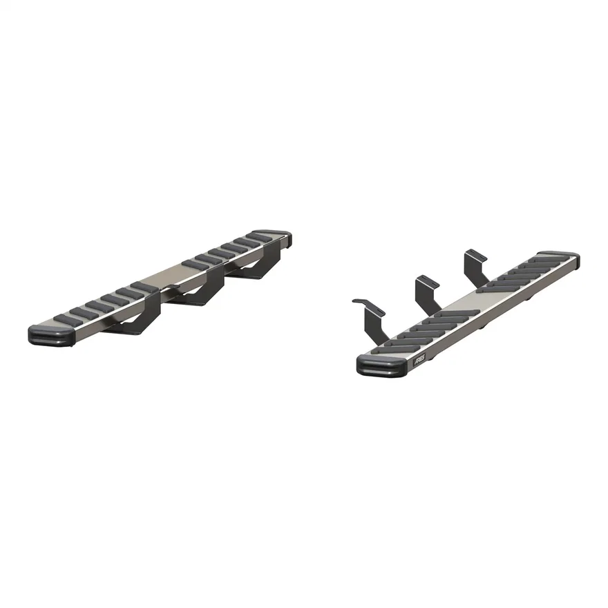 NovaTrac 6in. x 75in. Polished Stainless Running Boards; Select Toyota Tacoma