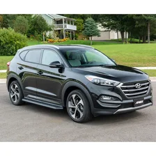 AeroTread 5in. x 70in. Black Stainless Running Boards; Select Hyundai Tucson image 3