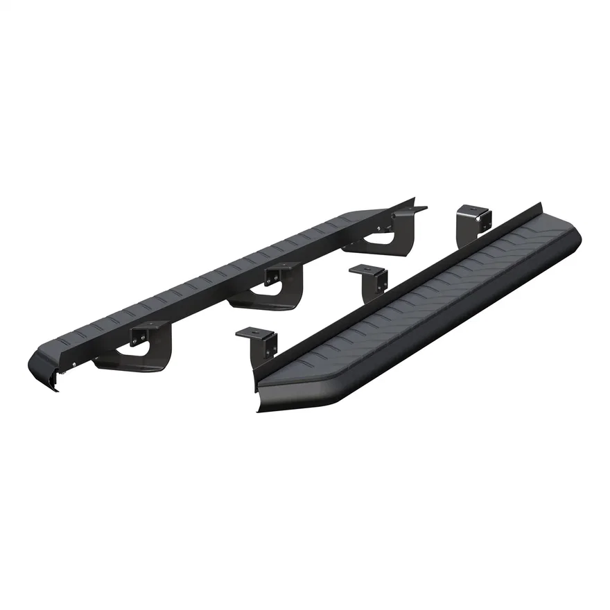 AeroTread 5" x 73" Black Stainless Running Boards, Select Ford Explorer
