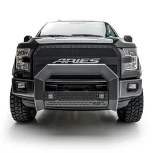 AdvantEDGE 5-1/2in. Black Aluminum Bull Bar with Lights; Select Ford F-150 image 6