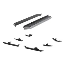 AeroTread 5in. x 67in. Polished Stainless Running Boards; Select Compass; Patrio for Jeep image 2