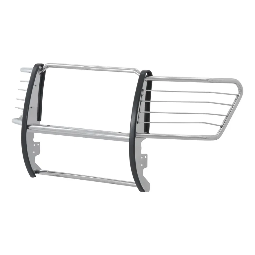 Polished Stainless Grille Guard; Select Ford F250; F350; F450; F550 Super Duty