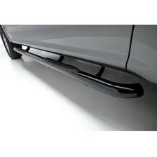 3" Round Black Stainless Side Bars, Select Ford F-150, F-250, F-350 image 4