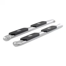 4" Polished Stainless Oval Side Bars, Select Ram 1500, Dodge Ram 1500 image 1
