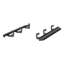 AeroTread 5" x 76" Black Stainless Running Boards, Select Cadillac, Chevy, GMC image 2
