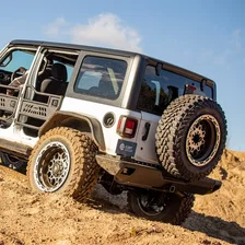 TrailChaser Jeep Wrangler Aluminum Rear Bumper Corners with LEDs image 3