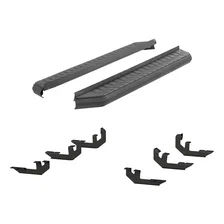 AeroTread 5" x 70" Black Stainless Running Boards, Select Honda Pilot image 2