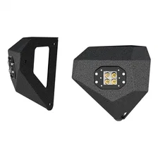 TrailChaser Jeep Wrangler, Gladiator Aluminum Front Bumper Corners with LEDs image 1