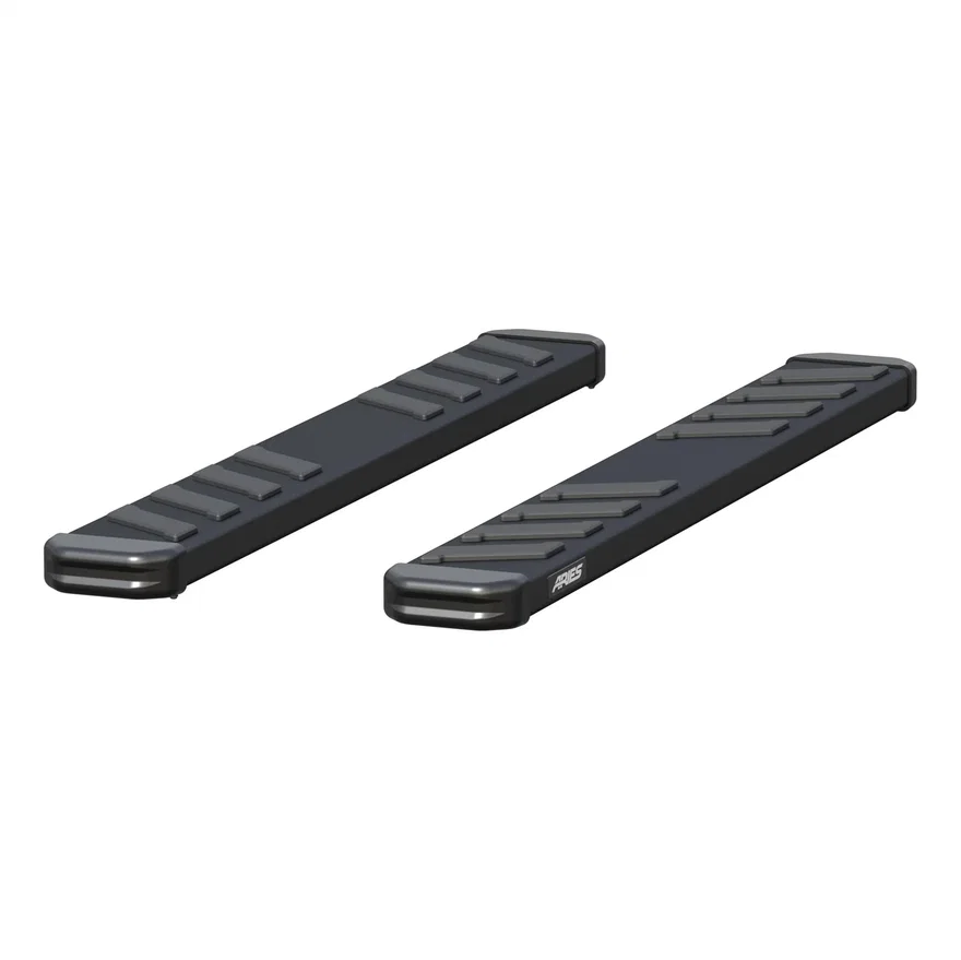 NovaTrac 6in. x 53in. Black E-Coat Steel Running Boards