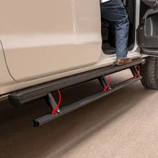 ActionTrac 83.6" Powered Running Boards, Select Silverado, Sierra, Crew Cab image 1