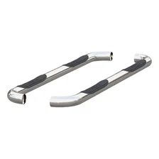 3" Round Polished Stainless Side Bars, Select Dodge, Ram 1500, 2500, 3500 image 2