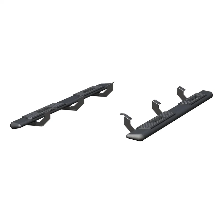 AscentStep Black Steel 5-1/2 x 85-Inch Truck Running Boards; Selec for Toyota Tacoma