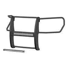 Pro Series Black Steel Grille Guard with Light Bar, Select Chevy Silverado 1500 image 1