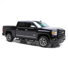 AscentStep 5-1/2" x 85" Black Steel Running Boards (No Brackets) image 2